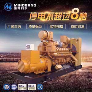衡阳耒阳市资道科煤矿安装明邦800KW济柴柴油发电机组