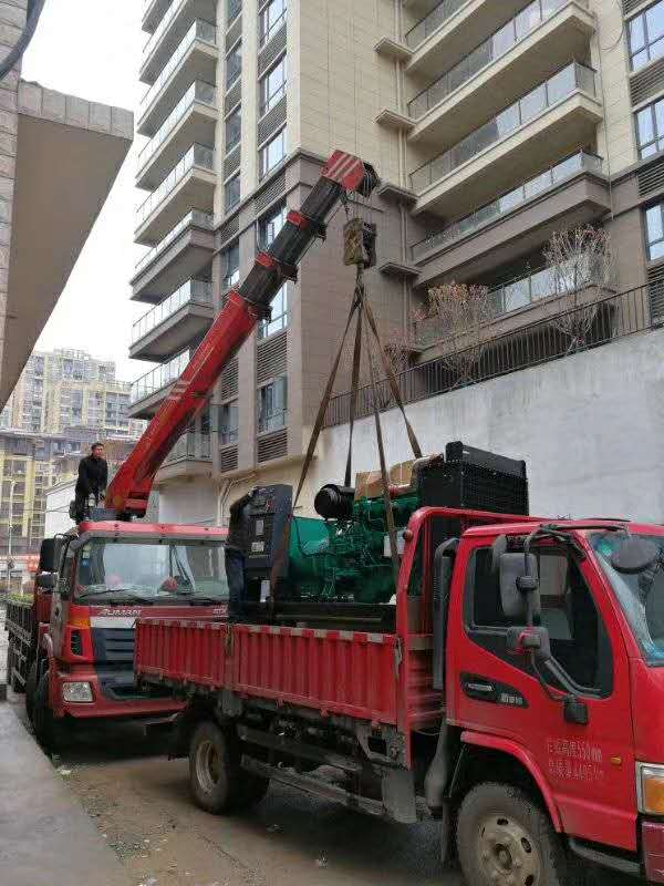 江西华宝房地产的明邦玉柴智能发电机组顺利安装完成！