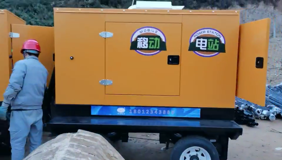 明邦为株洲东方希望养殖基地提供3台玉柴拖车发电机